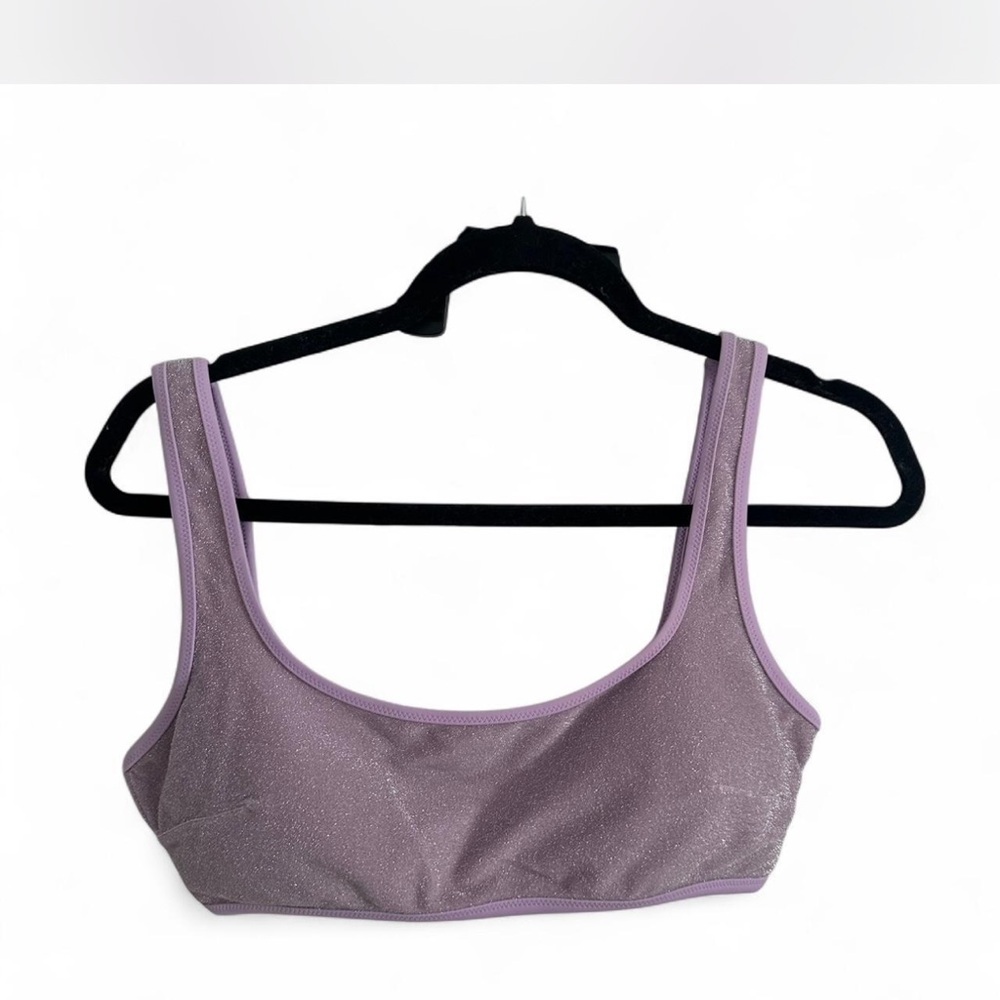 Aerie Sparkling Purple bathing suit top